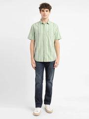 Men'S Checkered Slim Fit Shirt