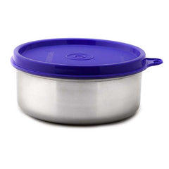 Signoraware Round Executive Lunch Box - 350ml (Blue_Free Size)
