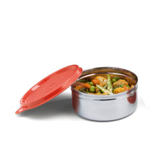 Signoraware Round Executive Lunch Box - 350ml (Blue_Free Size)