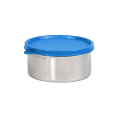 SignoraWare Store Well Stainless Steel Container | Airtight & Leakproof | Microwave Safe | Durable & Compact | Ideal for Carrying Meal, Snacks & Salads | Best for Office & Outdoors (800ml | EBlue)