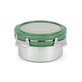 Lock N Store Steel Container Round With Steel Lid 350Ml