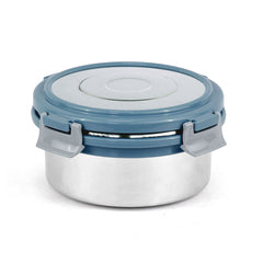 Lock N Store Steel Container Round With Steel Lid 450Ml