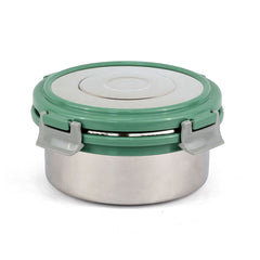 Lock N Store Steel Container Round With Steel Lid 450Ml