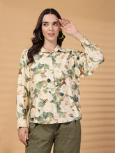 Gipsy Green Floral Cotton Shirt