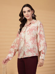 Gipsy Pink Floral Cotton Shirt