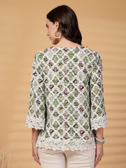 Gipsy Green Printed Tunic