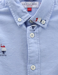 U.S.POLO KIDS BOYS SHIRT F/S UKSHT1052
