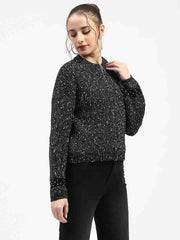 Madame Ladies Western Woolen Top M4W17130 002 Black