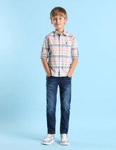 U.S.POLO KIDS BOYS SHIRT H/S UKSHT1460