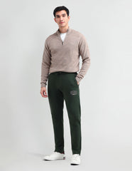 U.S. Polo men's woolen pajama set in a cozy winter style, featuring a relaxed fit and soft fabric texture.