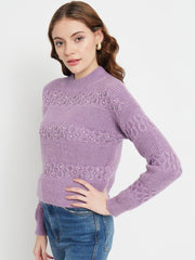Madame Ladies Western Woolen Top M3W17275 223 Lilac