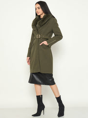 Madame Ladies Western Long Coat M5W20132 29 Olive
