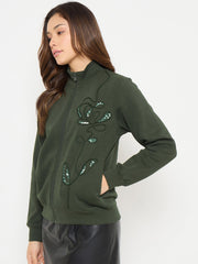 Madame Ladies Western Sweat Shirt M5W22148 29 Olive