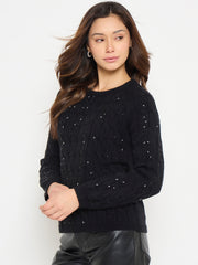 Madame Ladies Western Woolen Top M5W17199 002 Black
