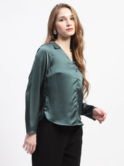Madame Ladies Western Top F/S M4W18701 054 Jade