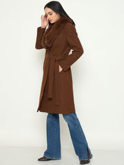 Madame Ladies Western Long Coat M5W20170 004 Brown
