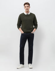 Solid Regular Fit Sweatshirt