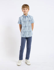 U.S.POLO KIDS BOYS SHIRT H/S UKSHT1386