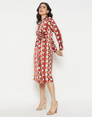 Madame Ladies Western Woolen Dress M3W13003 325 Rosewood