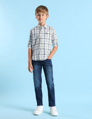 U.S.POLO KIDS BOYS SHIRT H/S UKSHT1477