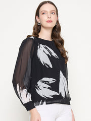 Madame Ladies Western Top F/S M4W18629 002 Black