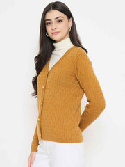 Madame Ladies Western Cardigan M4W70024 048 Mustard