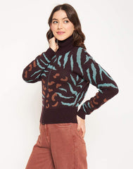 Madame Chocolate Printed Sweater