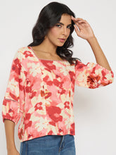 Madame Ladies Western Top H/S M5S18631 999 Coral