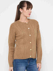 Madame Ladies Western Cardigan M4W70030 006 Camel