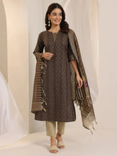 Libas Ladies Western Kurti 3Pcs Set 400574 Brown