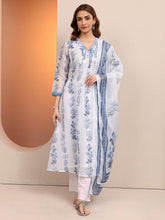 Libas printed silk blend straight kurta set for women, featuring a stylish 2-piece traditional Indian kurti ensemble.