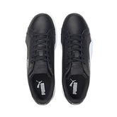 Puma Unisex-Adult, Smash L, Black-White, Sneaker, 3.5UK, (35672214)