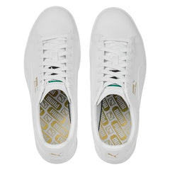 Puma Unisex-Adult Court Star SL White-White-Team Gold Sneaker - 10 UK (38467604)