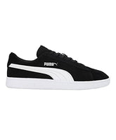 Puma Unisex-Adult Smash V2 Wide Black-White-White Sneaker - 6 UK (38643601)