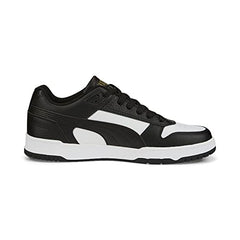 Puma Unisex-Adult RBD Game Low Black-White-Team Gold Sneaker - 10UK (38637307)