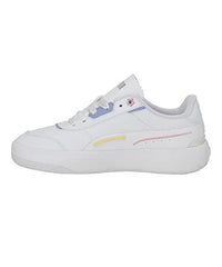 Puma Womens Tori Pixie White-Pale Lemon-Prism Pink-Lavendar Pop Sneaker - 7 UK (38761101)