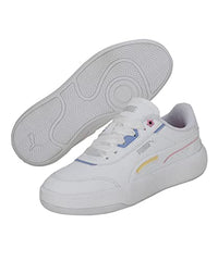 Puma Womens Tori Pixie White-Pale Lemon-Prism Pink-Lavendar Pop Sneaker - 7 UK (38761101)