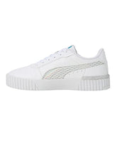 Puma Girls Carina 2.0 Mermaid Jr White-Hero Blue-Silver Sneaker - 6UK (38974201)