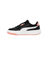 Puma Womens Tori Black-White-Hibiscus Flower-Silver Sneaker - 8UK (38302612)