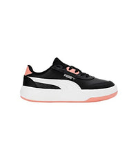 Puma Womens Tori Black-White-Hibiscus Flower-Silver Sneaker - 8UK (38302612)