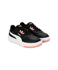 Puma Womens Tori Black-White-Hibiscus Flower-Silver Sneaker - 8UK (38302612)