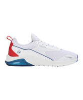 Puma Unisex-Adult BMW MMS Electron E Pro White-Pop Red Sneaker - 8UK (30749002)