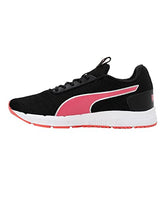 Puma Womens Fast Lane WN's Black-Sunset Pink-Silver Running Shoe - 6UK (37818406)