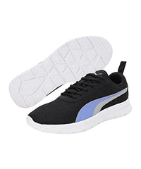 Puma Womens Supreme Comfort WNS Black-Lavendar Pop-Silver Walking Shoe - 5 UK (37905201)
