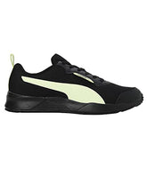 Puma Mens Ampi Black-Pistachio Running Shoe - 8 UK (38135405)