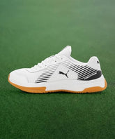 Puma Unisex-Adult Badminton Smash Sprint White-Black Indoor Shoe - 8 UK (10812702)