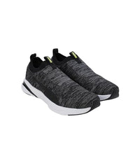 Puma Mens Softride Rift Runlyn Knit Black-Cool Dark Gray-Lemon Meringue Running Shoe - 11 UK (31075601)