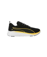 Puma Mens Softride Pro Echo BlareGravi Black-Yellow Blaze Running Shoe - 7 UK (31089001)