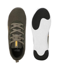 Puma Mens Softride Vital Eng Mesh Black-Dark Olive-Sun Stream Running Shoe - 6 UK (31058105)