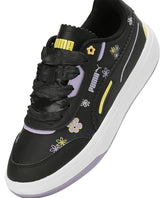 Puma Unisex-Kid Tori Bubble Bloom JR? Black-Vivid Violet-Lemon Meringue Sneaker - 5 UK (40129003)